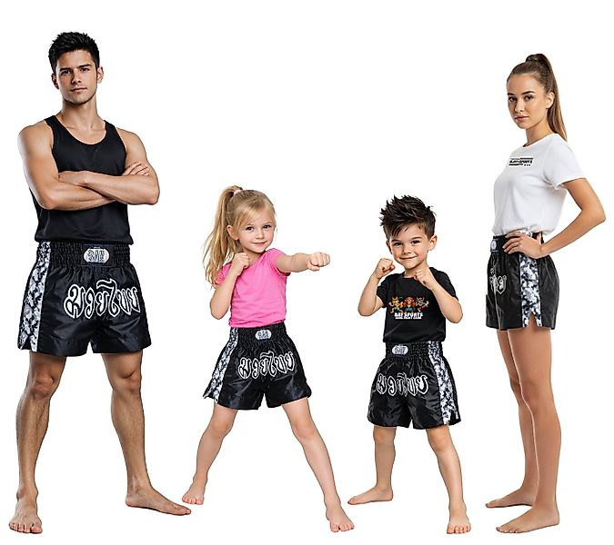BAY-Sports Sporthose Thaiboxhose REMY Muay Thai Hose Shorts Thaiboxen MMA k günstig online kaufen