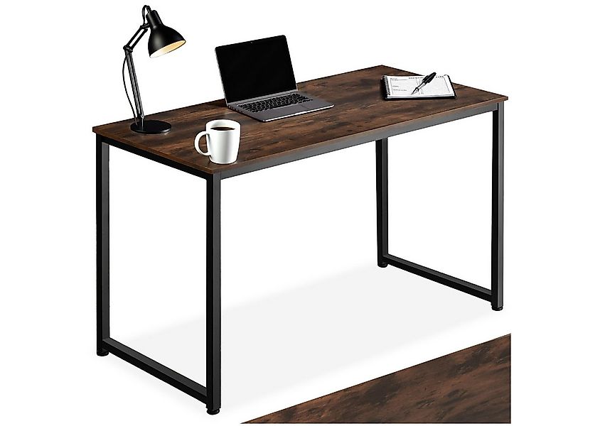 tectake Schreibtisch Flint (1-St., 1 tlg), Schnörkelloser Schreibtisch im r günstig online kaufen