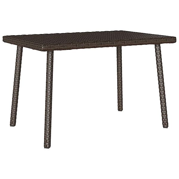 vidaXL Gartentisch Garten-Couchtisch Rechteckig Braun 60x40x37 günstig online kaufen