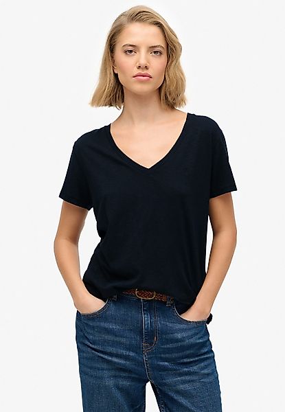 Superdry T-Shirt STUDIOS SLUB EMB VEE günstig online kaufen