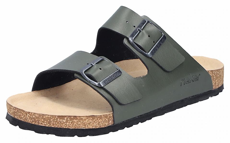 Rieker Pantolette, Sommerschuh, Schlappen, Hausschuh, mit zwei Schnallenver günstig online kaufen