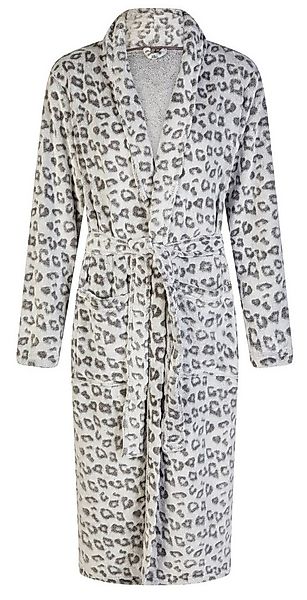 By Louise Damenbademantel Damen Fleece Morgenmantel, Midi, Polyester, Schal günstig online kaufen