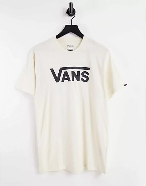 Vans Classic – T-Shirt in Creme-Rot günstig online kaufen