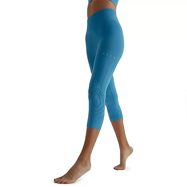 Born Living Yoga Kilwa Nahtlose Capri-leggings S Zen Blue günstig online kaufen