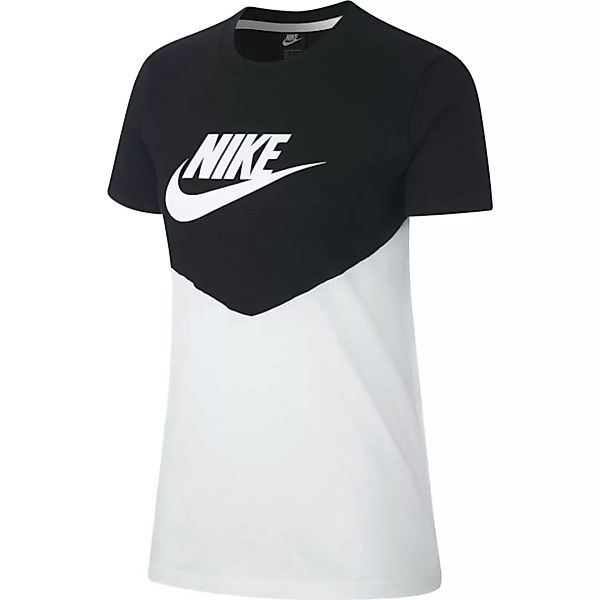 Nike Sportswear Heritage Kurzarm T-shirt XS Black / White günstig online kaufen