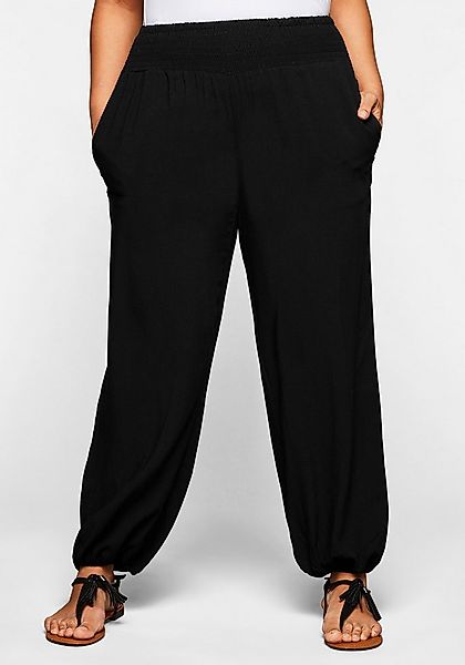 Sheego Jerseyhose Schlupfhose . mit breitem, elastischen Bund günstig online kaufen