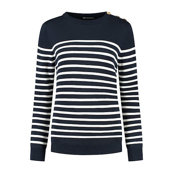 Travelin' Strickpullover Travelin' Jumper Vattern Lady Navy/White S günstig online kaufen