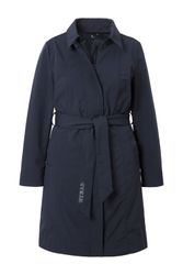 Ulla Popken Wintermantel HYPRAR Softshell-Trenchcoat wasserabweisend günstig online kaufen