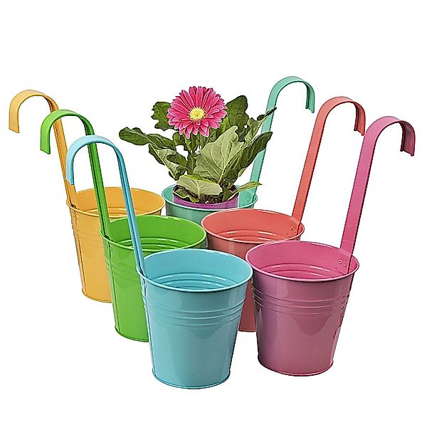 astor24 Pflanzkübel Hängetöpfe Zink (Blumentopf Garten günstig online kaufen