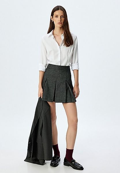 Koton Sommerrock Mini Länge Dickes Plissee Sommerrock günstig online kaufen