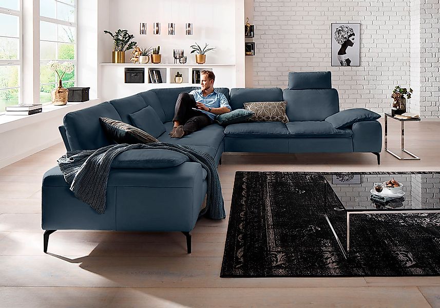 W.SCHILLIG Ecksofa »valentinoo, Designsofa, elegant und bequem, L-Form« mit günstig online kaufen