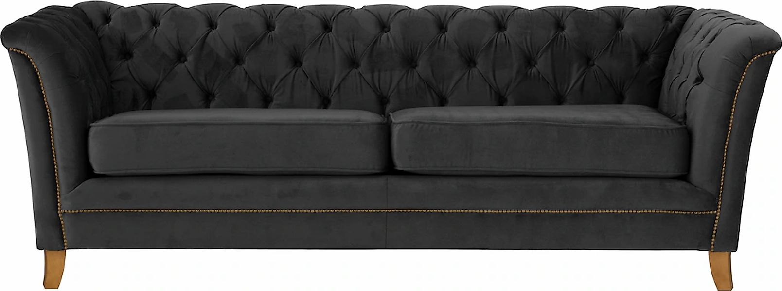 Home affaire 3-Sitzer »Newport« mit Knopfheftung im Rücken, Keder und feine günstig online kaufen