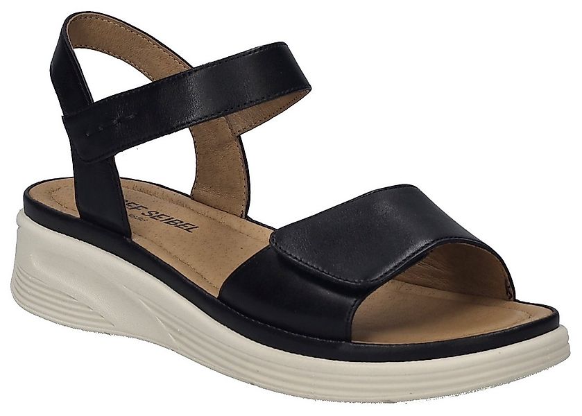 Josef Seibel Sevran 01 Sandale, Freizeitschuh, Keilsandale mit Klettverschl günstig online kaufen