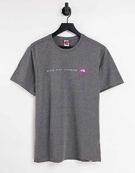The North Face – Never Stop Exploring – T-Shirt in Grau günstig online kaufen