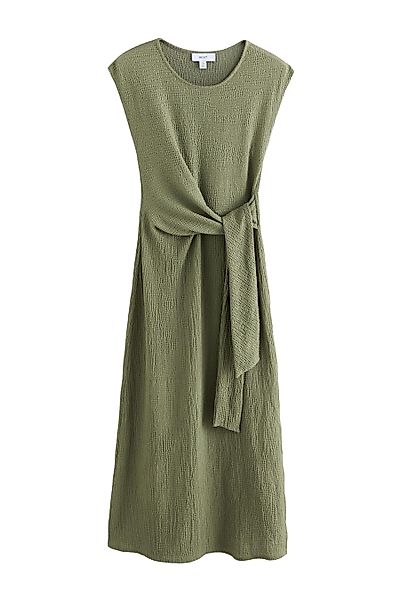 Next Sommerkleid Strukturiertes Kleid zum Binden günstig online kaufen