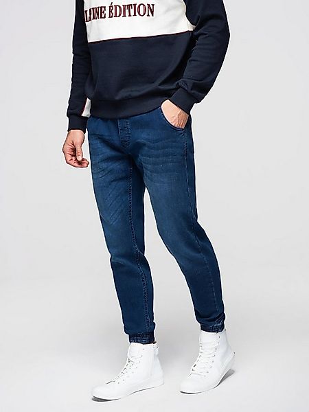 OMBRE Jeansjeggings Jeans-Jogger mit elastischem Bund günstig online kaufen