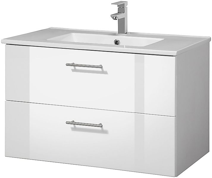 welltime Waschtisch Trento Badezimmerschrank mit Becken Bestseller, Badmöbe günstig online kaufen