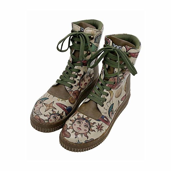 DOGO Schnürboots "Future High Top Boots Dreams For Dreamers Damen Stiefelet günstig online kaufen