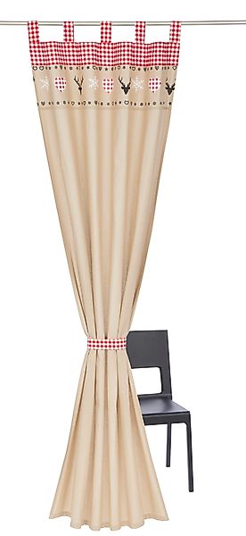 my home Vorhang Xaver, Schlaufen (1 günstig online kaufen