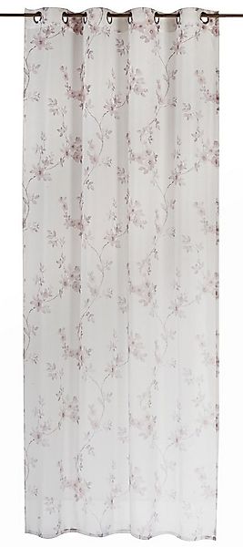 ELBERSDRUCKE Vorhang Ösenschal Kyoto 09 beige Vorhang halbtransparent 255x1 günstig online kaufen