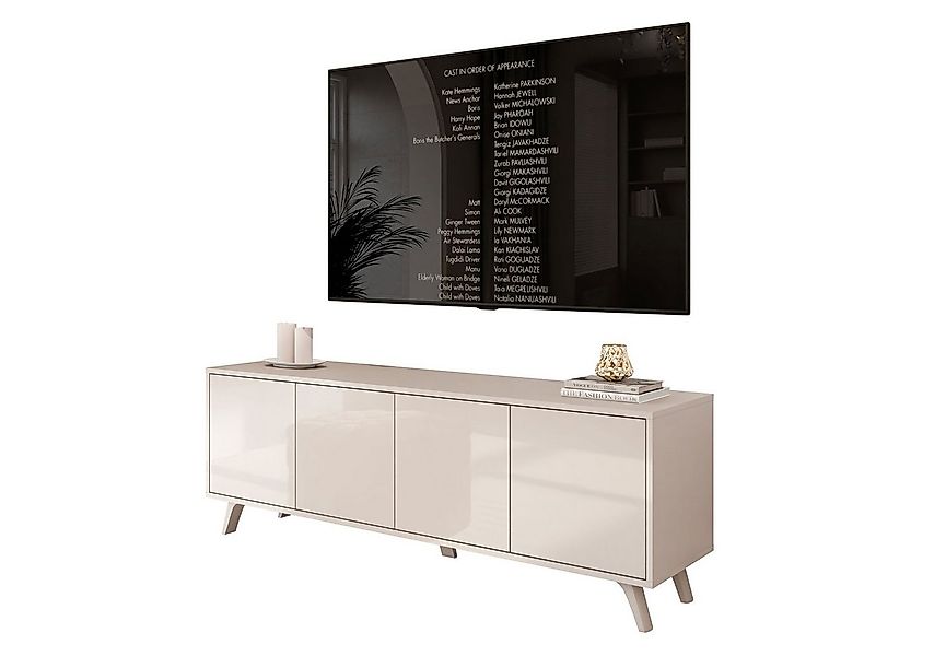 Lookway TV-Schrank SANAYI in Kaschmir mit eleganten Füßen Breite: 156 cm günstig online kaufen