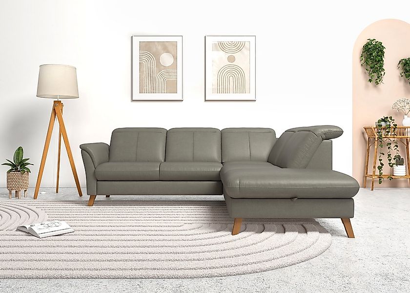 sit&more Ecksofa "Romero L-Form", wahlweise mit oder ohne TV-Funktion, Bett günstig online kaufen