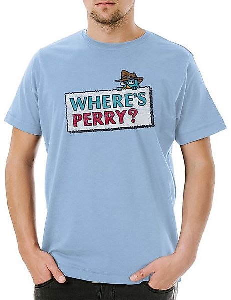 Urban Backwoods Print-Shirt Urban Backwoods Where's Perry Herren T-Shirt (1 günstig online kaufen