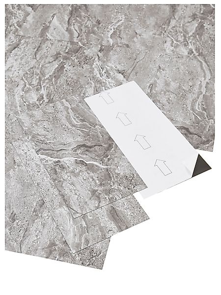 misento Designboden Vinylboden selbstklebend in Beton- und Steinoptik, 24 S günstig online kaufen