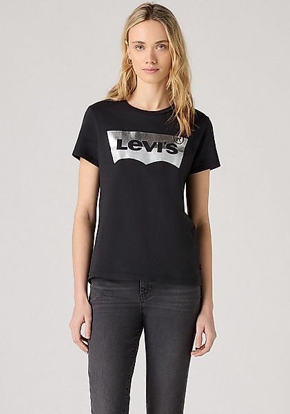 Levi's® Rundhalsshirt THE PERFECT TEE mit Logo im Metallic-Holo Print günstig online kaufen