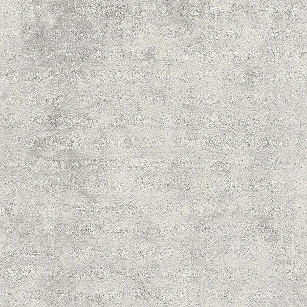 PROFHOME 374254-GU Ton-in-Ton Tapete Uni Matt Grau Silber 0,53 m x 10,05 m günstig online kaufen