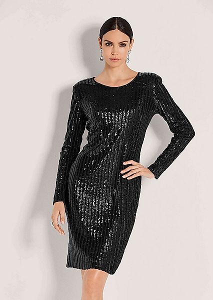 MADELEINE Midikleid Glamouröses Pailettenkleid mit Rundhalsausschnitt Schim günstig online kaufen