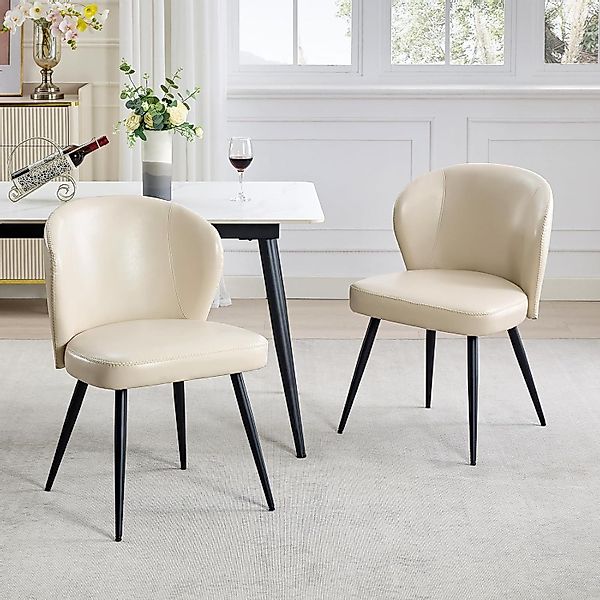 GarveeMore Esszimmerstuhl aus PU-Leder,moderne Esszimmer und günstig online kaufen