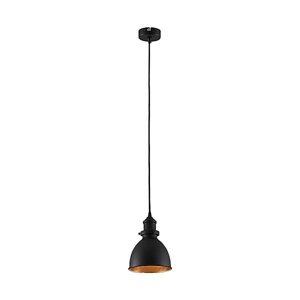 Lindby Pendelleuchte Jasminka 9621724 Modern in Schwarz aus Metall 1-flammi günstig online kaufen