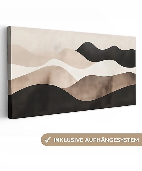 OneMillionCanvasses® Leinwandbild Panorama Abstrakt - Landschaft günstig online kaufen