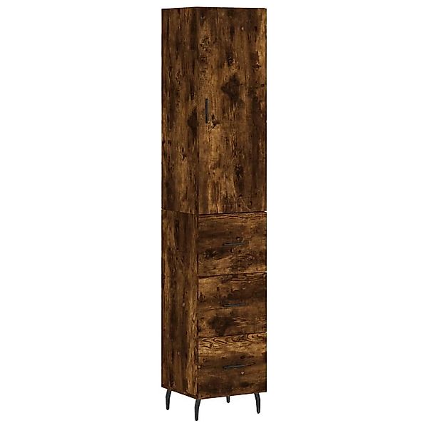 vidaXL Highboard Highboard Räuchereiche 34,5x34x180 cm günstig online kaufen