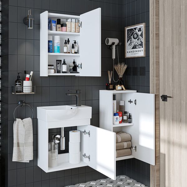 Roomart Badmöbel-Set PUNTO, (Unterschrank mit Waschbecken günstig online kaufen