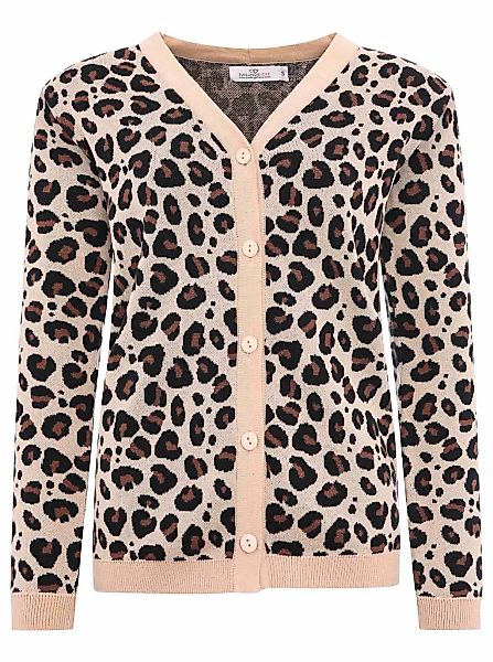 Zwillingsherz Strickjacke ""Gestrickter-Leo"", mit Knöpfen, mit Leomuster a günstig online kaufen