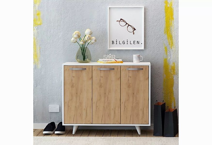 Skye Decor Hochschrank 100% MELAMINE COATED PARTICLE BOARD, 82 cm x 35 cm x günstig online kaufen