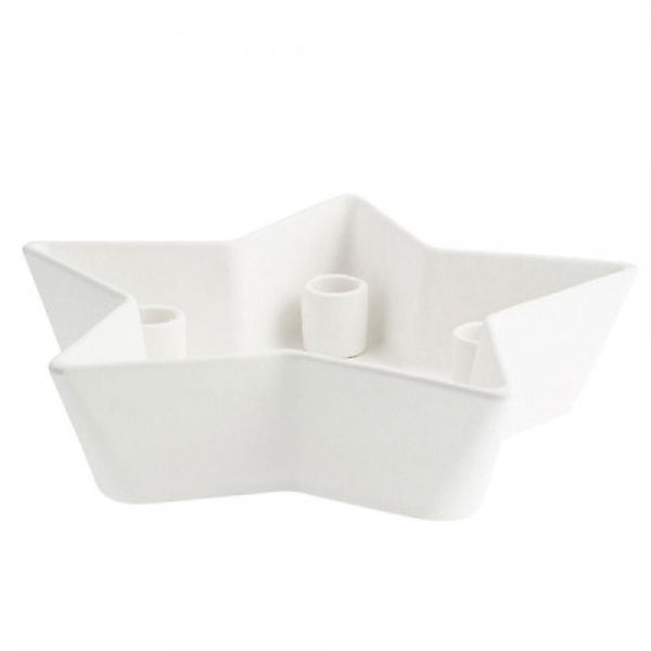 Storefactory Windlicht Kerzenleuchter Byle Stern Weiß günstig online kaufen