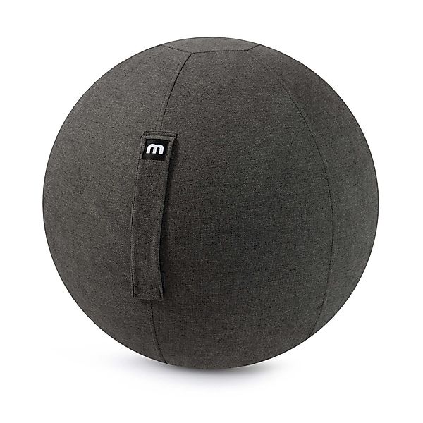 mokebo Stoff Sitzball Büro Ergonomisch Der Sportliche Sitzball mit Pumpe 65 günstig online kaufen