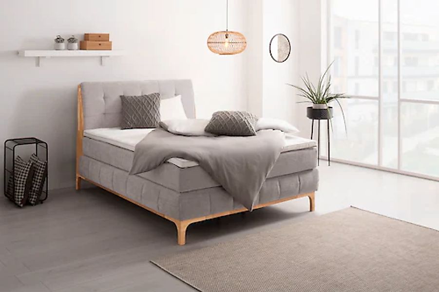 OTTO products Boxspringbett "Jelle", (5 St.), zertifizierte, recycelte Bezu günstig online kaufen