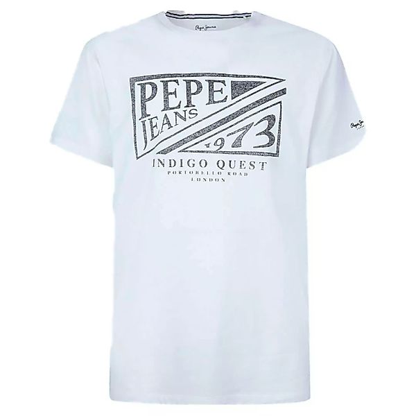 Pepe Jeans Spike Kurzärmeliges T-shirt M White günstig online kaufen