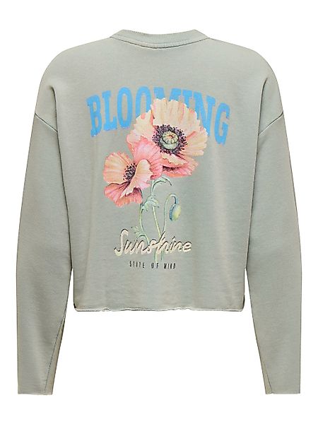 ONLY Sweatshirt "ONLLUCINDA L/S FLOWERS O-NECK UB SWT" günstig online kaufen