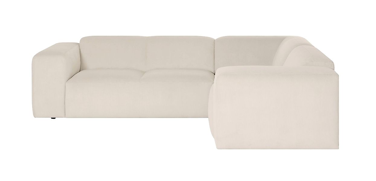 NADUVI Collection | Ecksofa Hilton 5-Sitzer Rippenstoff günstig online kaufen
