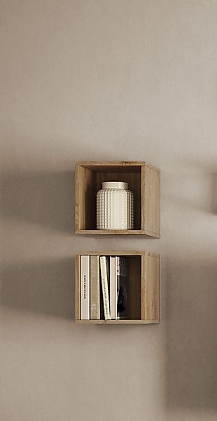 INOSIGN Wandregal "Infinity" Set, 2 kleine Würfelregale, 2 Stk. tlg. Würfel günstig online kaufen