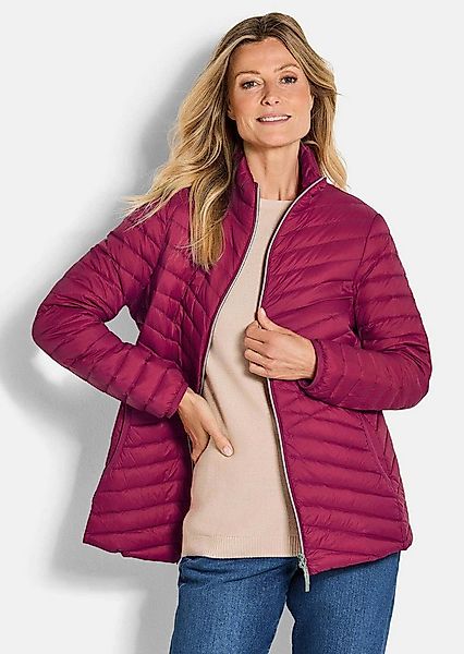 GOLDNER Steppjacke Herbstjacke mit Daunen, Stehkragen Verlängerte Jacke in günstig online kaufen