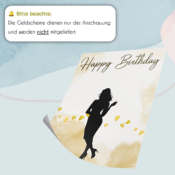 Tigerlino Poster Geldgeschenk Geburtstag Frauen Geburtstagsgeschenk günstig online kaufen