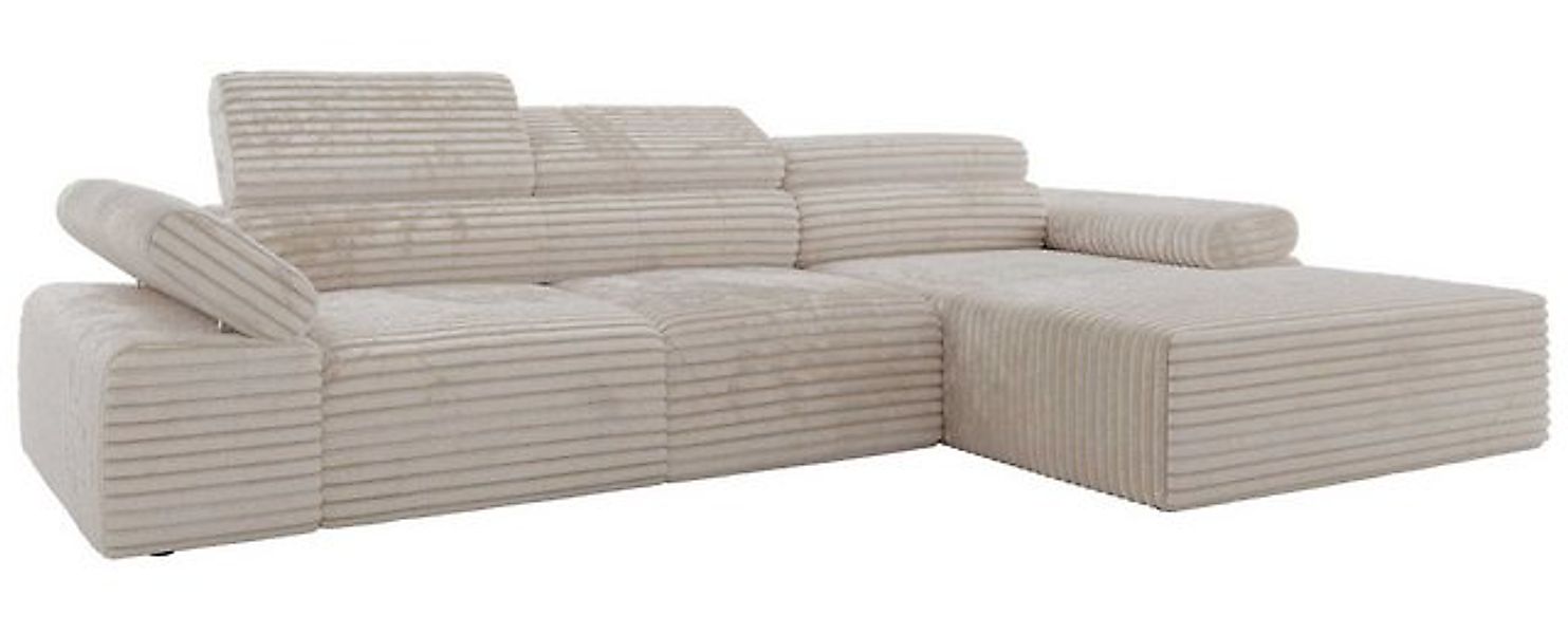 MKS MÖBEL Ecksofa RILASSO L, Set, moderne Ecksofa, Wellenfedern, Polyuretha günstig online kaufen