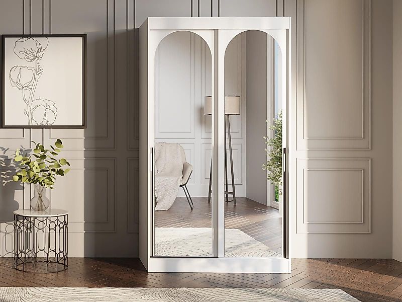 Compleo Schwebetürenschrank mit Spiegel, 120 cm günstig online kaufen