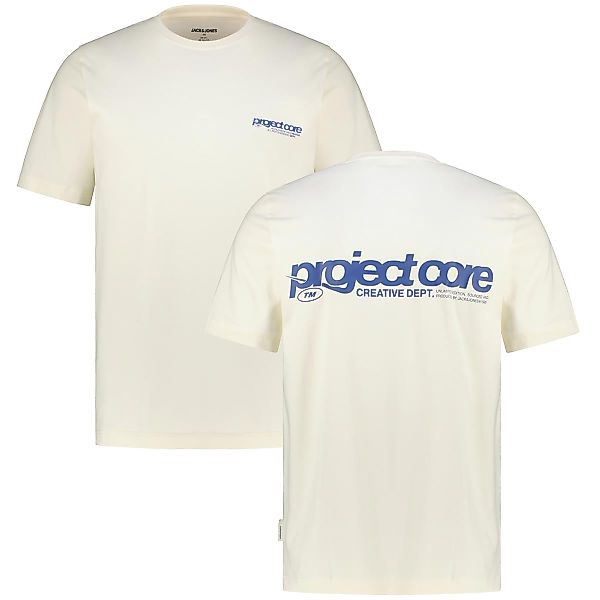 Jack&Jones T-Shirt mit Print auf Vorder-und Rückseite Farbe mais Größe: 3XL günstig online kaufen